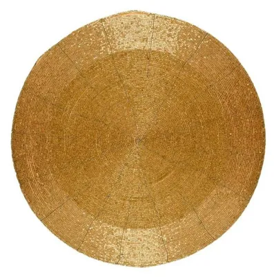 Image de Set De Table Rond Doré