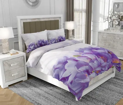 Produktbild von Bettwäsche 140x200 cm + 2x70x80 cm, 3-teilig, 100% Baumwolle, Satin, Reißverschluss, Bunt - SOVIO | So.0230