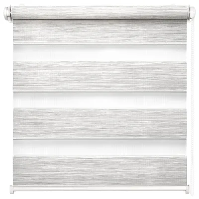 Produktbild von Doppelrollo Natural, Weiß, 75x150cm - Duo-Rollo