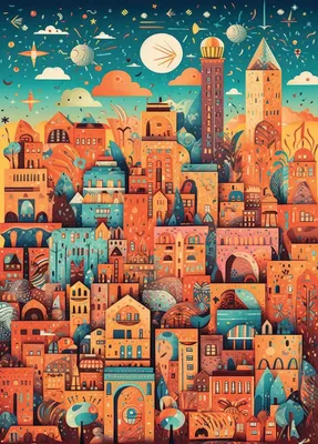 Obrázek produktu pro Alipson Puzzle Puzzle Amazing City 500 dílků vícebarevné