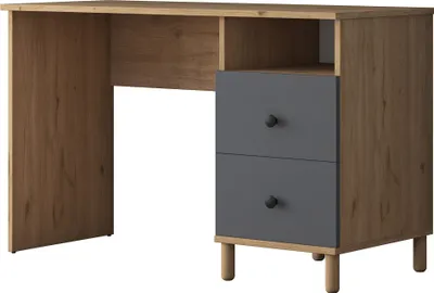 Produktbild von Skye Decor, HA115 - 2643, Schreibtische, Nussbaum, 120 x 161,8 x 50 cm