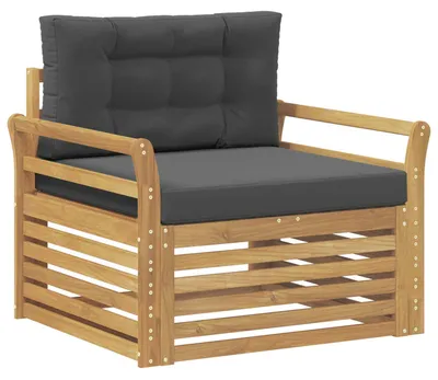 Image de Canapé d'extérieur vidaXL en polyester blanc