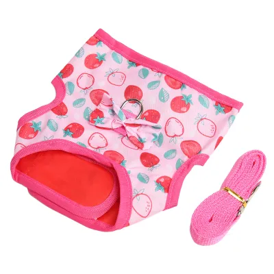 Produktbild von Kaninchengeschirr Kleid,Kaninchen Leine und Geschirr Set,Kaninchen Kleidung Leine,Haustier Kaninchen Kleider,Meerschweinchen Geschirr,Kaninchengeschirr