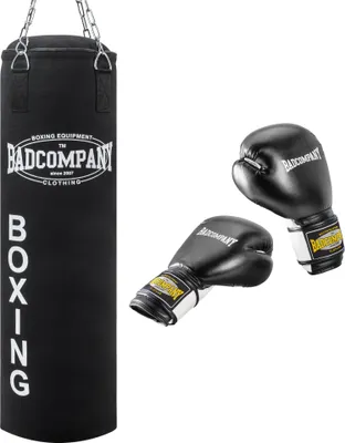 Produktbild von Box-Set Boxsack 100 x 30 cm ungefüllt und Boxhandschuhen : 12 Unzen Unzenangabe: 12 Unzen (oz)