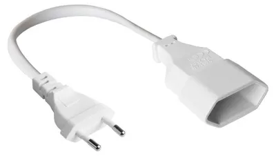Produktbild von Good Connections Euro-Verlängerung weiß 1m