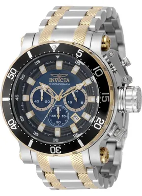 Obrázek produktu pro Invicta Coalition Forces 49754, pánské hodinky – quartzový strojek, pouzdro z nerezové oceli s černým ciferníkem, průměr 52 mm