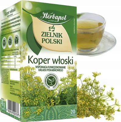 Produktbild von Herbata ziołowa Koper Włoski 20 torebek