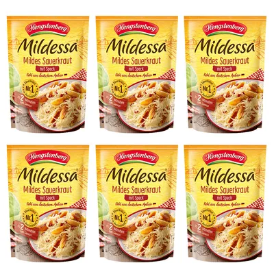 Image de Hengstenberg Mildessa Choucroute douce au lard 400g paquet de 6