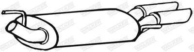 Produktbild von WALKER 70612 Endschalldämpfer für VW GOLF III (1H1) Auspuff
