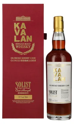Image de Kavalan Solist Sherry Single Malt Whisky | 58,6 % vol | 0,7 l
