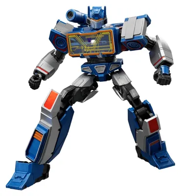 Produktbild von Blokees – Transformers Soundwave 17, Modellset für Kinder ab 12 Jahren, 12,5 cm Roboter mit Lichtfunktion, 20 bewegliche Elemente, Stecksystem ohne Kl