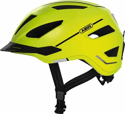Zdjęcie produktu dla Kask miejski ABUS Pedelec 2.0 - kask rowerowy z tylnym światłem i osłoną przeciwdeszczową - do ruchu miejskiego - dla mężczyzn i kobiet - żółty, rozmiar L (56-62 cm)