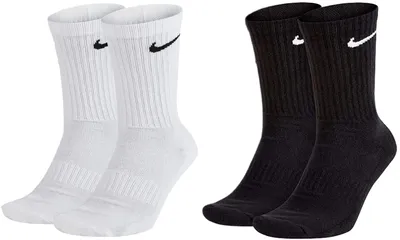Produktbild von 4 Paar Nike SX4508 Herren Damen Socken - Farbe: 2 Paar weiss 2 Paar schwarz - Größe: 38-42