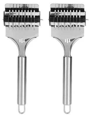 Produktbild von Edelstahl-Nudelgitter-Rollen-Teigschneider, Pasta-Spaghetti-Maker für Küchenkochutensilien