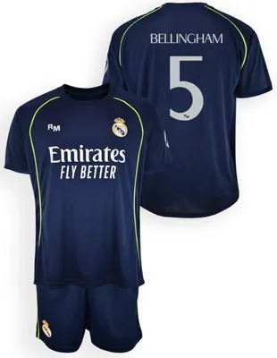 Produktbild von Real Madrid Conjunto Infantil 2a equipación 25-26 - Réplica Oficial Bellingham