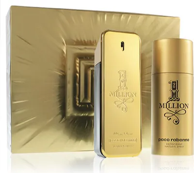 Zdjęcie produktu dla Paco Rabanne 1 Million zestaw upominkowy dla mężczyzn woda toaletowa 100 ml + deospray 150 ml