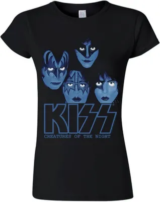 Zdjęcie produktu dla Koszulka Kiss Creatures of the night, Frauen