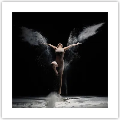 Produktbild von Poster - Poster ohne Rahmen - Fotografie Tanz Flügel - 40x40 cm - Wand Bild - Wanddeko - Wandbilder - Kunstposter - Wandposter - Bilder - Kunstdruck - Wanddekoration - Wandbild - P2XAC40x40-4306