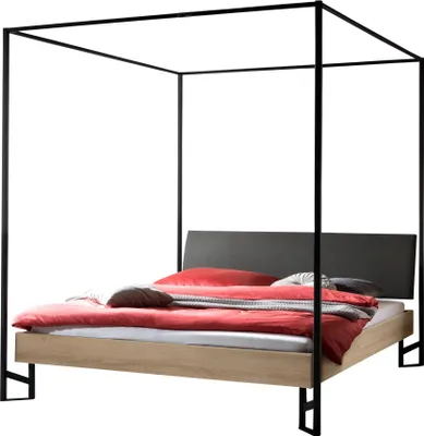 Produktbild von HASENA Industrial Himmelbett Cileno Eiche sägerauh Nachbildung 140x200