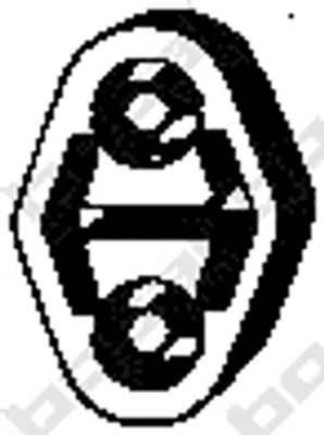 Produktbild von Bosal Anschlagpuffer, Schalldämpfer Mittelschalldämpfer 255-085