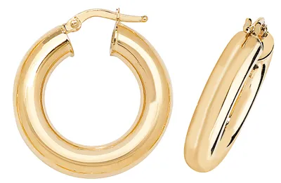 Produktbild von 9 Karat (375) Gold Damen - Paar Creolen - 15mm; TRS38380MM15
