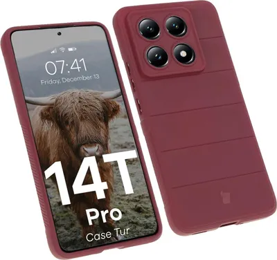 Produktbild von Pancerne etui Bizon Case Tur do Xiaomi 14T Pro, ciemnofioletowe