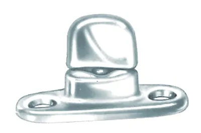 Produktbild von Drehverschluss zum Verschrauben, Messing vernickelt, 17,3mm