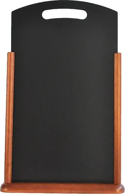 Obrázok produktu pre Securit Stolová popisovacia tabuľa s rukoväťou 35x53 cm, tmavohnedá