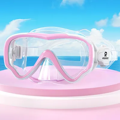 Productafbeelding van Duikbril voor Kinderen, Anti-Fog, 180° Panorama, Lekvrij, voor 4 tot 14 Jaar
