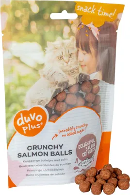 Productafbeelding van Duvo+ Knapperige Zalmballetjes 50 gram