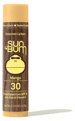 Produktbild von SUN BUM Lippenpflegestift mit Sonnenschutz Mango