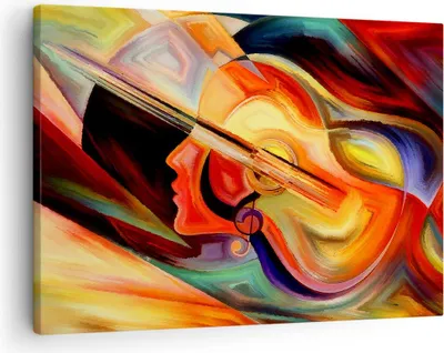 Produktbild von Bild auf Leinwand - Leinwandbild - Abstraktion modern - 70x50cm - Wand Bild - Wanddeko - Wandbilder - Leinwanddruck - Bilder - Kunstdruck - Wanddekoration - Leinwand bilder - Wandkunst - AA70x50-3669