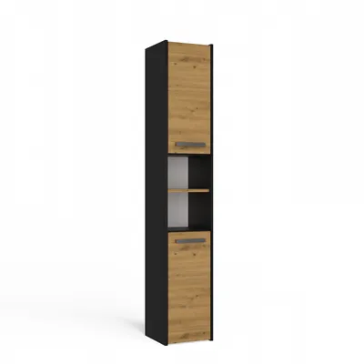 Produktbild von Topeshop S30 ANTRACYT/ARTISAN Aufbewahrungsschrank für Badezimmer
