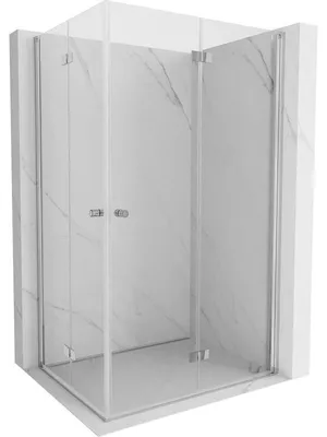 Obrázek produktu pro Mexen Mist-F Duo skládací sprchový kout pravý 70 x 90 cm, transparentní, chrom - 8A6-070L-090P-01-00
