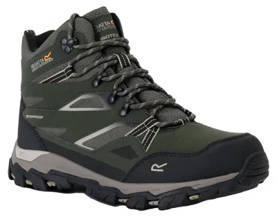 Zdjęcie produktu dla Buty trekkingowe męskie Regatta Holcombe III, kolor: ciemny khaki, złoty, beżowy, rozmiar: 44.5 EU – Ciemny khaki, złoty, beżowy