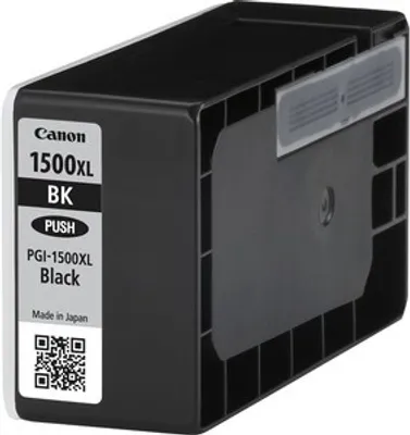 Produktbild von Canon PGI-1500XL BK Hoch Kapazität Tintenstrahl Tintenpatrone - Schwarz - Original - 1 / Pack - Tintenstrahl - Hoch Kapazität - 1er Pack
