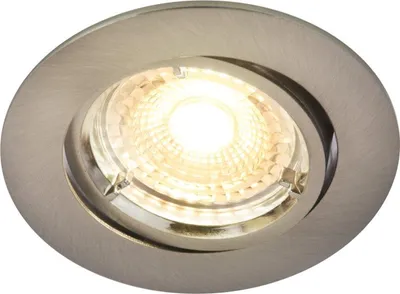 Produktbild von Nordlux Ankaa 2700 LED Einbauleuchte GU10 6.7W dimmbar Warmweiss Nickel 49590155