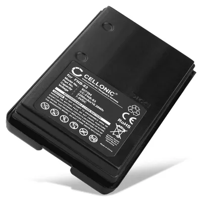 Immagine prodotto di CELLONIC 1x Batteria per Dispositivo radio Compatibile con Yaesu FT60, FT-60, FT-60R, FNB-57 – (2200mAh, 7.4V)