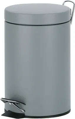 Zdjęcie produktu dla Kela 21886, 3 l, Okrągły, Metal, Szary, Pedał, 17 cm