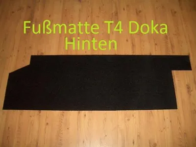 Produktbild von Fußmatten Teppich passend für VW T4 Bus Pritsche Doka Doppelkabine hinten