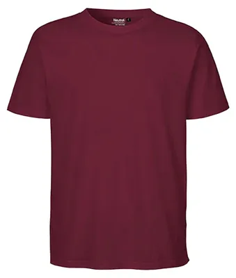Image de Neutre - T-shirt pour hommes/femmes Unie LT3459 (XL) (bordeaux)