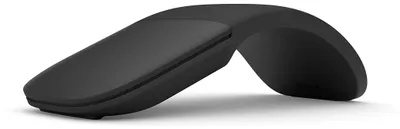 Produktbild von Microsoft Arc Mouse Maus Bluetooth BlueTrack Ambidextrös Schwarz - Mäuse (Ambidextrös, BlueTrack, Bluetooth, Schwarz)