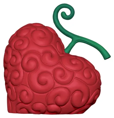 Sparschwein One Piece: OP-OP-Frucht, 12 cm, rot, Kunststoff