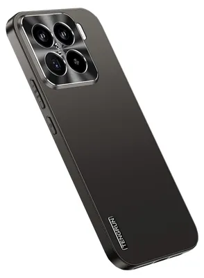 Produktbild von Für Xiaomi 15 Pro Streamer Series Feinmattes Metall Design Optik Handy Hülle Case Tasche Schwarz