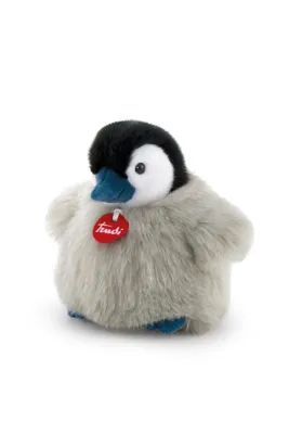 Produktbild von Trudi Kuscheltier Pinguin aus Plüsch, 24 cm, Schwarz Blau Grau Weiß, maschinenwaschbar bei 30°