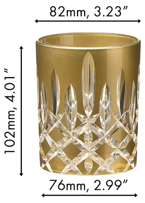 Image de Riedel Vorteilset 12 x 1 Stück Laudon Tumbler Gold 1515/02S3AU und 4 EKM Living Trinkhalme aus Edelstahl