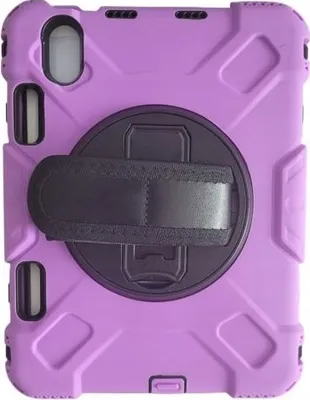 Productafbeelding van Tas voor iPad Mini 6 met draaibare standaard en styluspen, kleur: paars