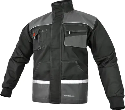 Productafbeelding van EuroClassic werkjas met reflecterende strepen, 270 g/m², maat 56