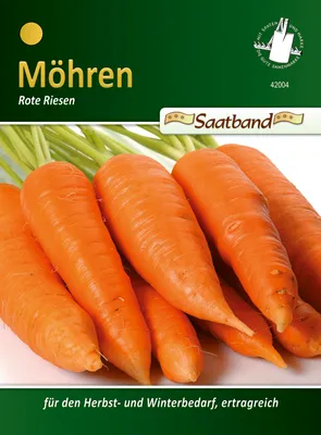 Produktbild von Möhre Rote Riesen (Saatband) | Möhrensamen von N.L. Chrestensen