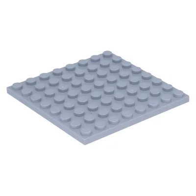 Zdjęcie produktu dla 10x płytka LEGO 8x8, jasnoszara